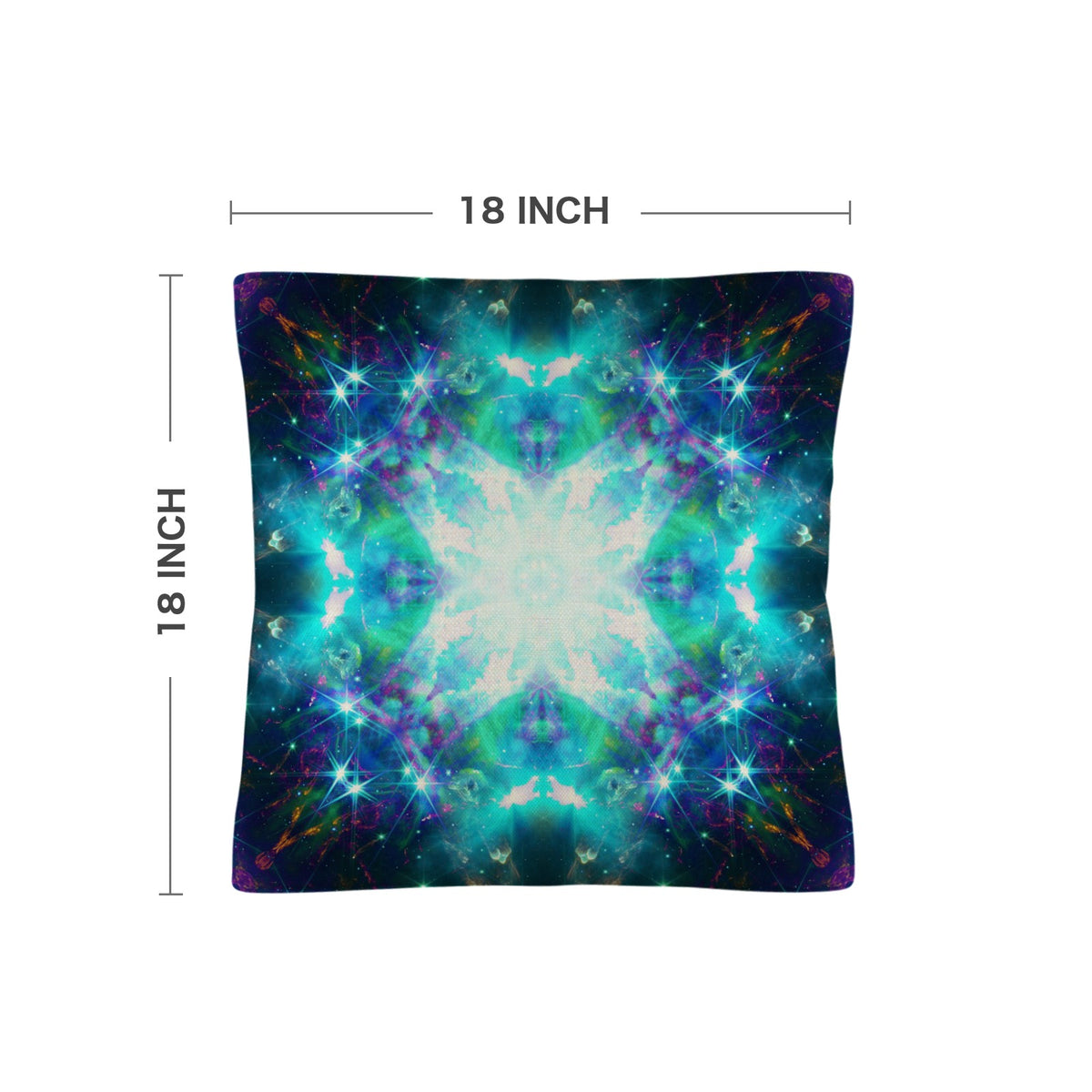 Katerina's Now & Forever Desires Linen Throw Pillow 18" x 18" ( 1 Piece ) | Ships from USA