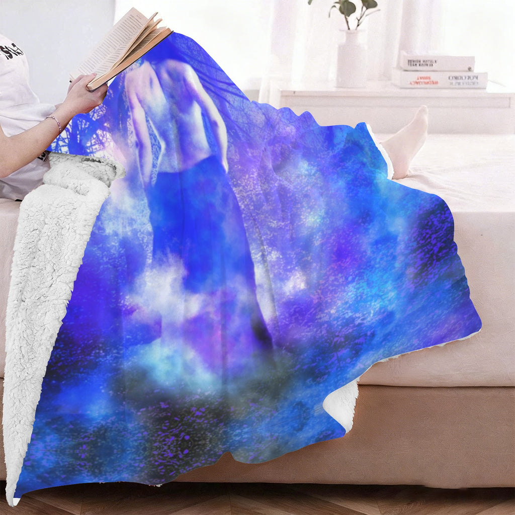 Katerina's Transylvanian Samhain Night Dreams Sherpa Fleece Blanket 60" x 80" | Ships from USA
