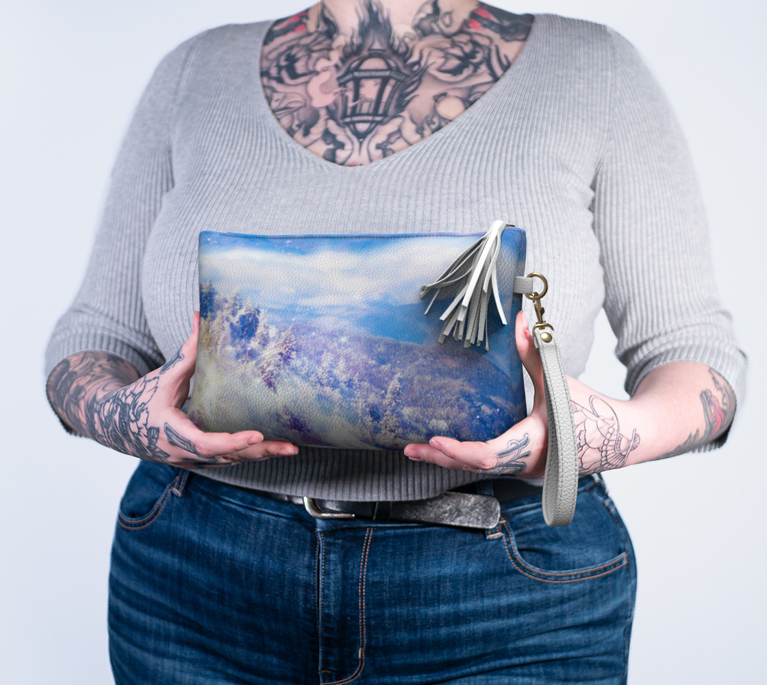 Katerina's Light a Way Smoky Mountain Dreams Vegan Leather Makeup Bag
