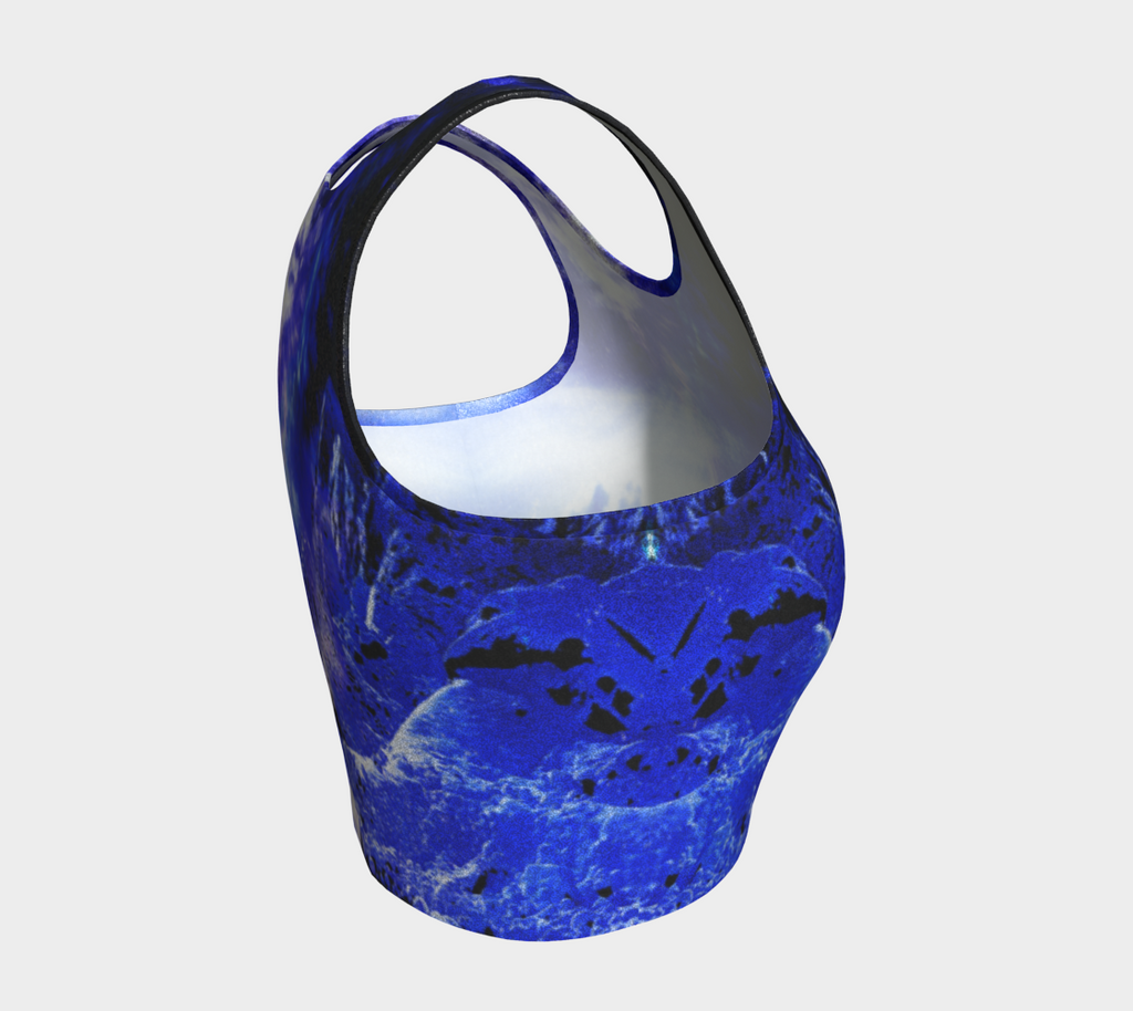 Yule Night Dreams Athletic Crop Top