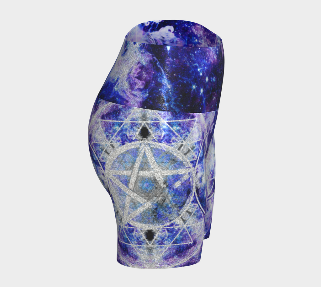 Amen Jin's Katerina's Dracularian Dragoness Desires Triple Goddess Meditations Yoga Shorts