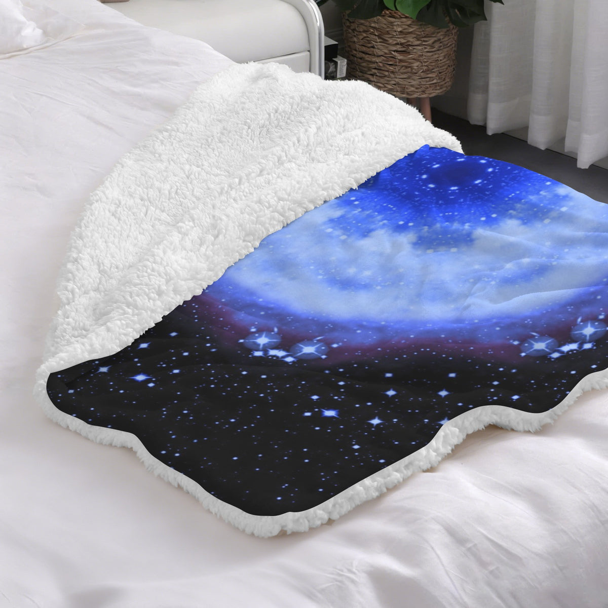 Katerina's Halo Desires Sherpa Fleece Blanket 30" x 40" | Ships from USA