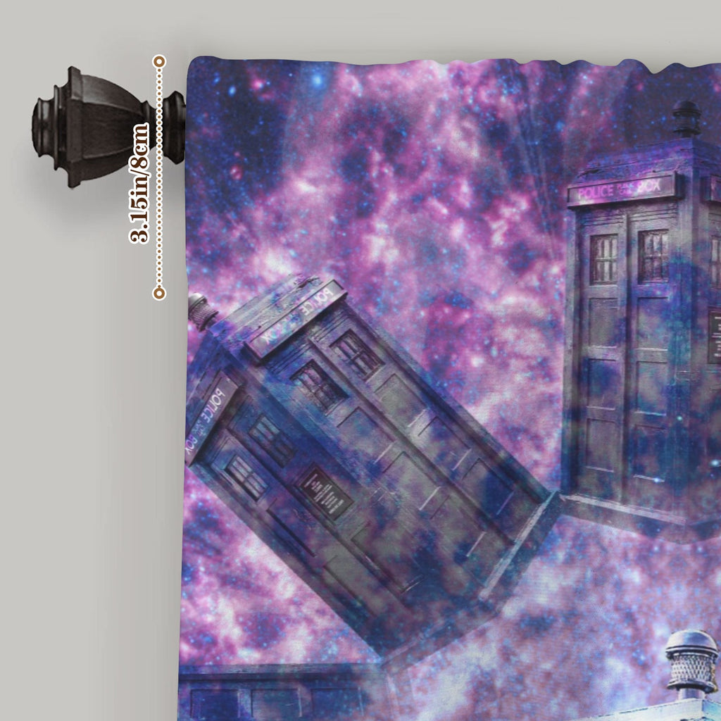Katerina's Through Time & Space Doctor Desires Window Curtain 27.6" x 39.4" ( 1 Piece ) | Ships from USA