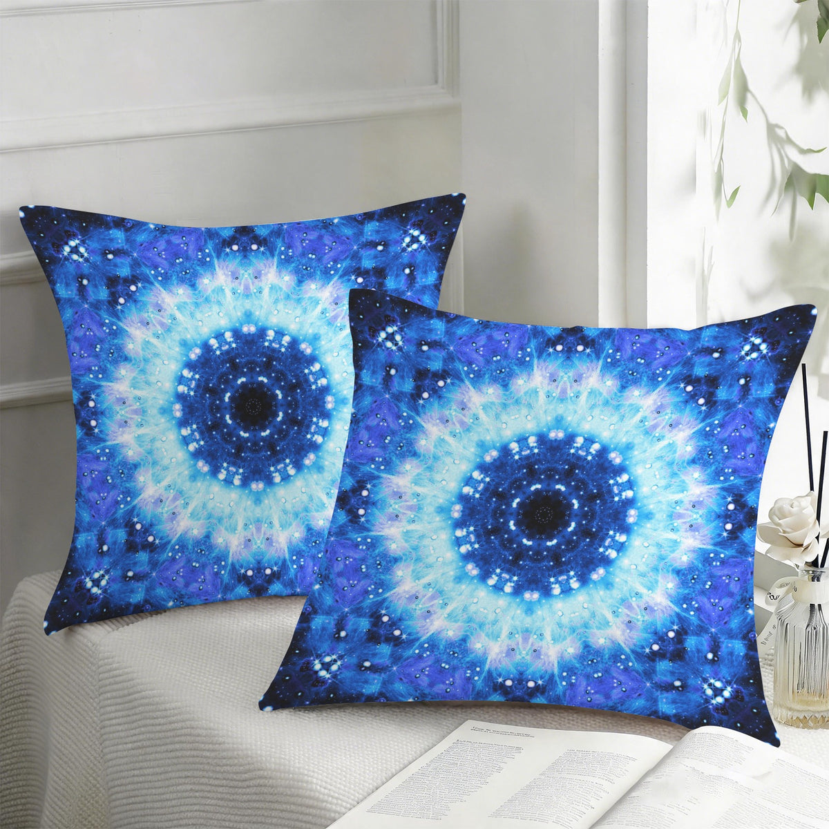Katerina's Noel Nouvelette Desires Custom Pillow Cases 18" x 18" (2-Pack) | Ships from USA