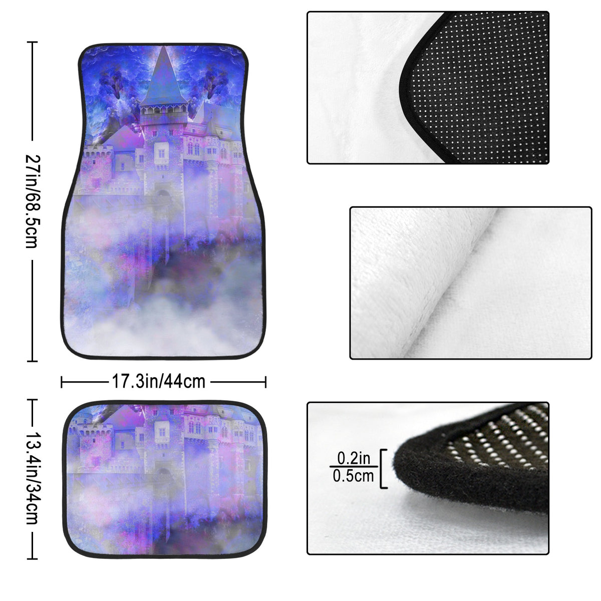 Katerina's I Will Come Again Translyvanian Desires 4-Piece Car Floor Mats （Customized Separately）| Ships from USA