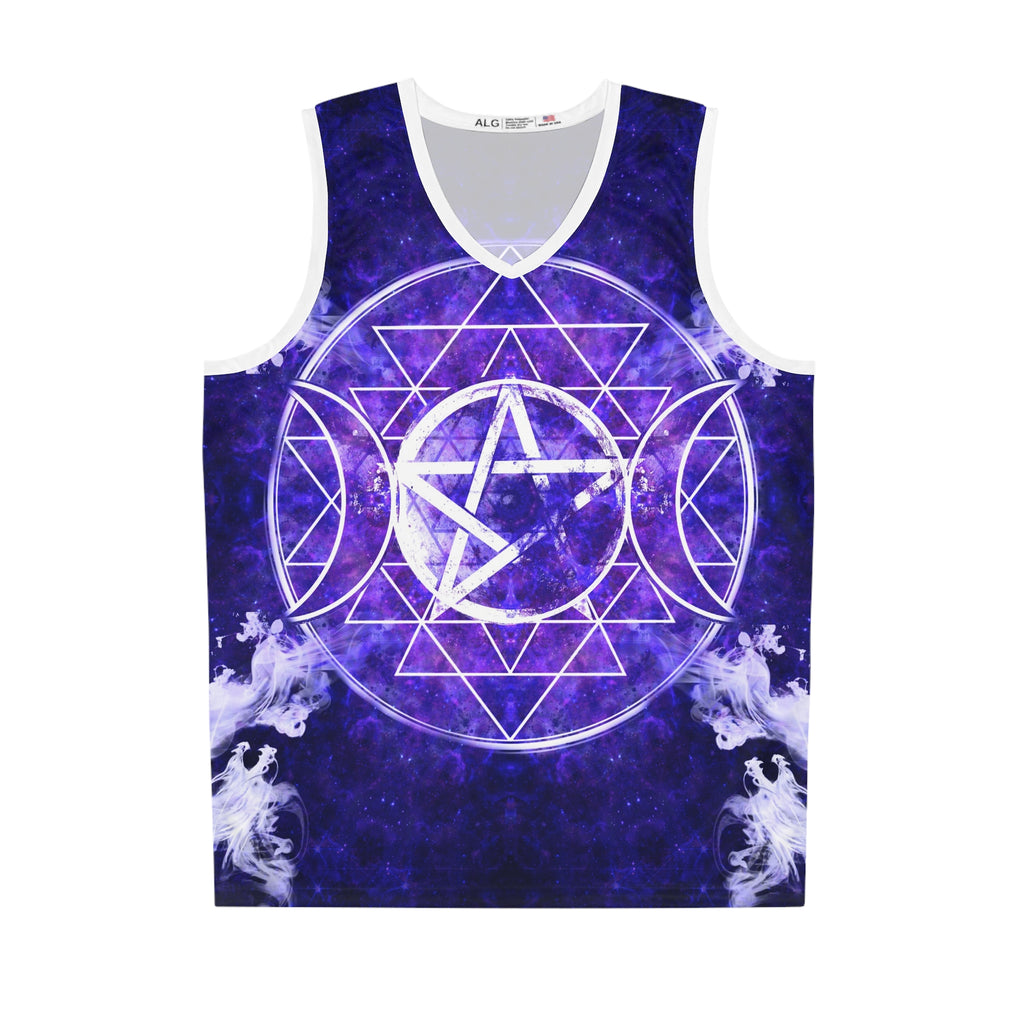 Katerina's Dragon's Eye Triple Goddess Meditations Basketball Jersey