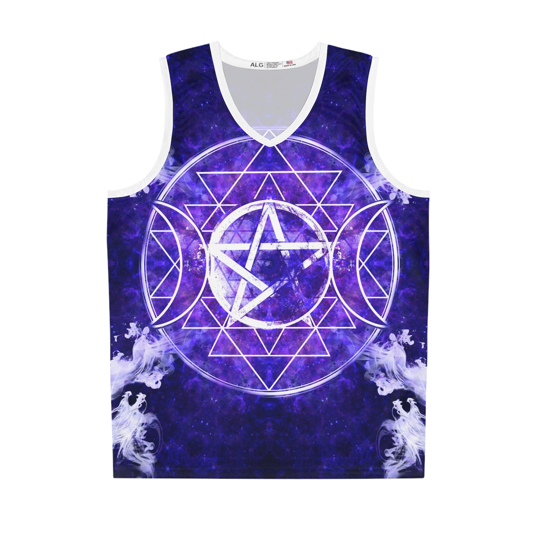 Katerina's Dragon's Eye Triple Goddess Meditations Basketball Jersey
