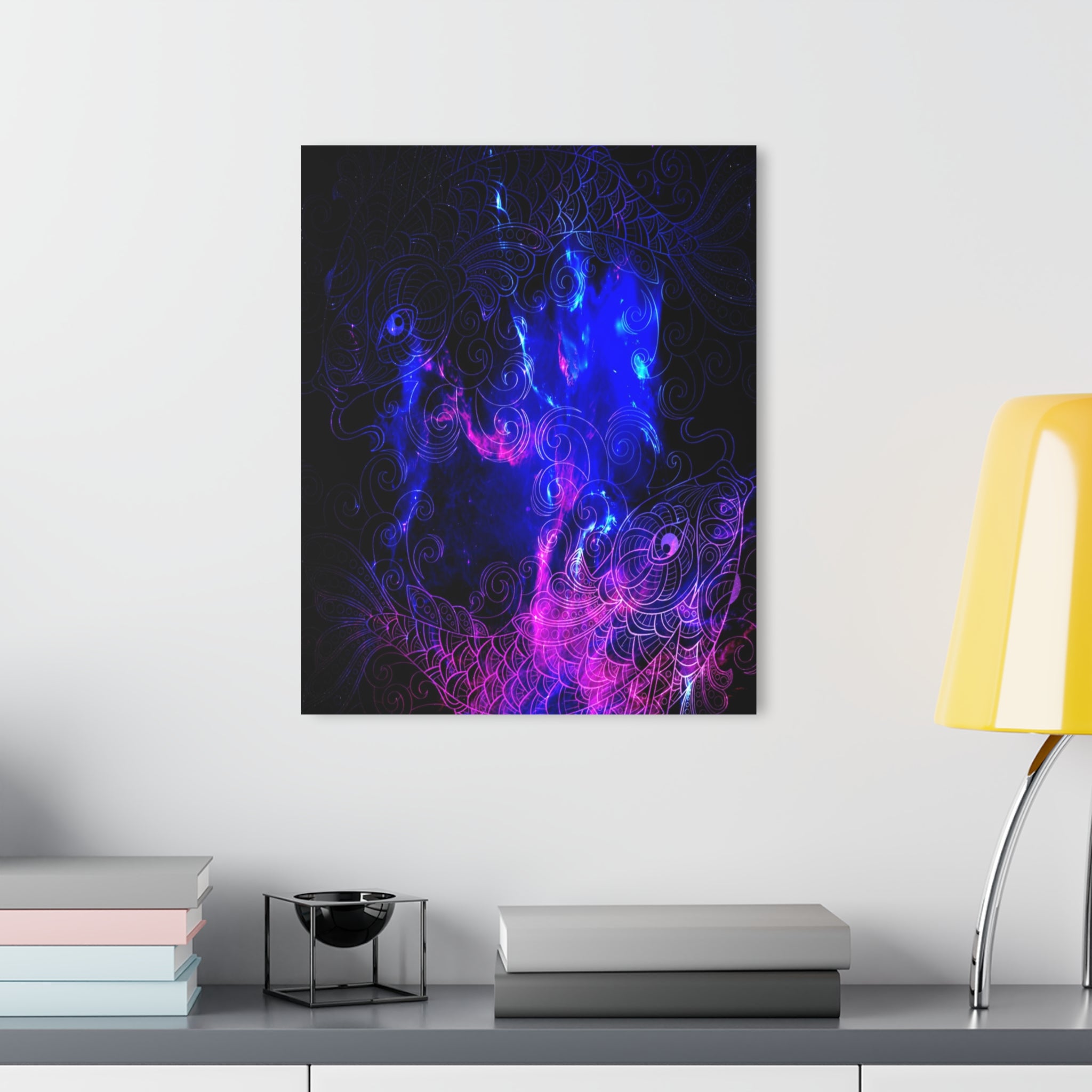 Amethyst Koi Dreams Acrylic Prints (French Cleat Hanging)
