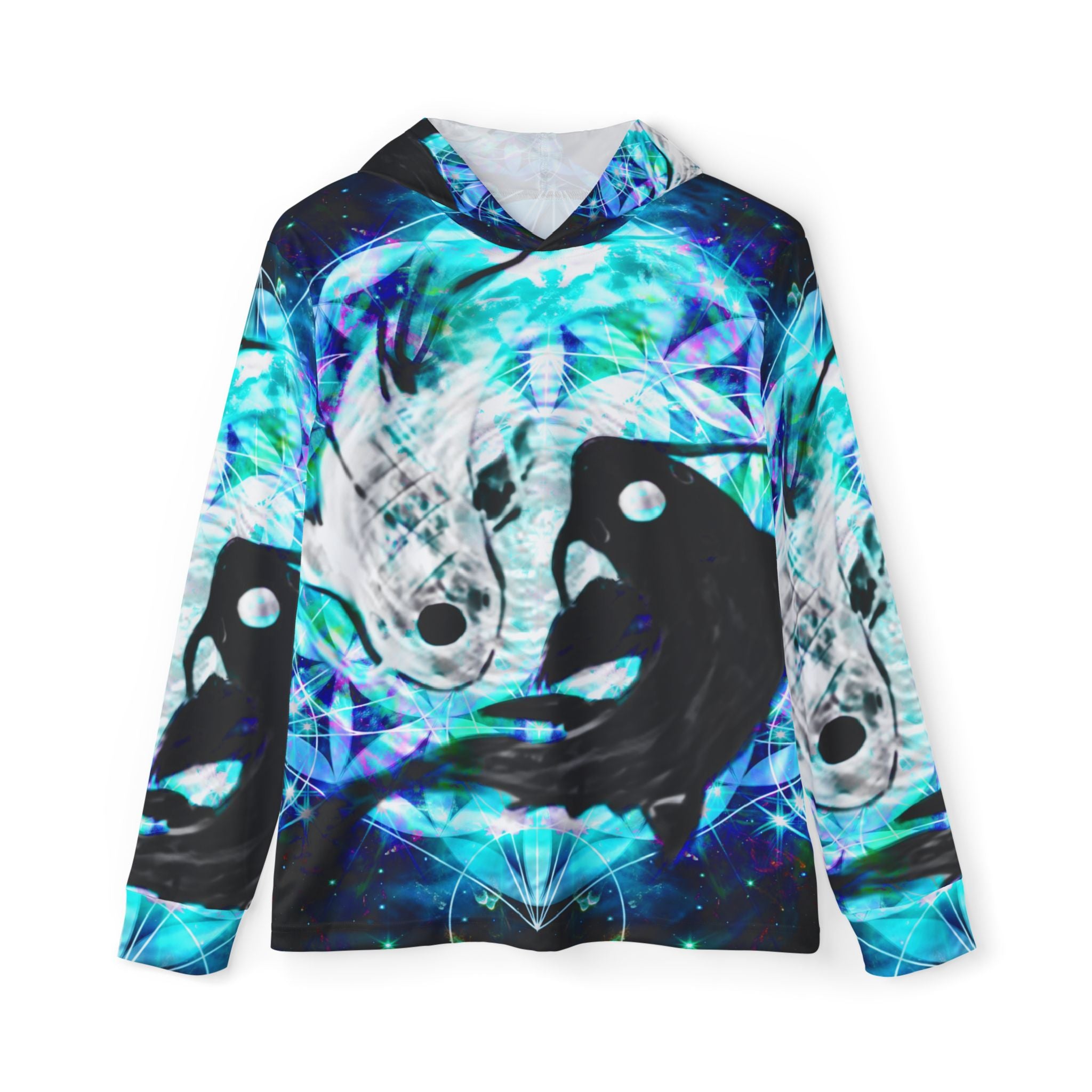 Katerina's Now and Forever Koi Desires Men's Sports Warmup Hoodie