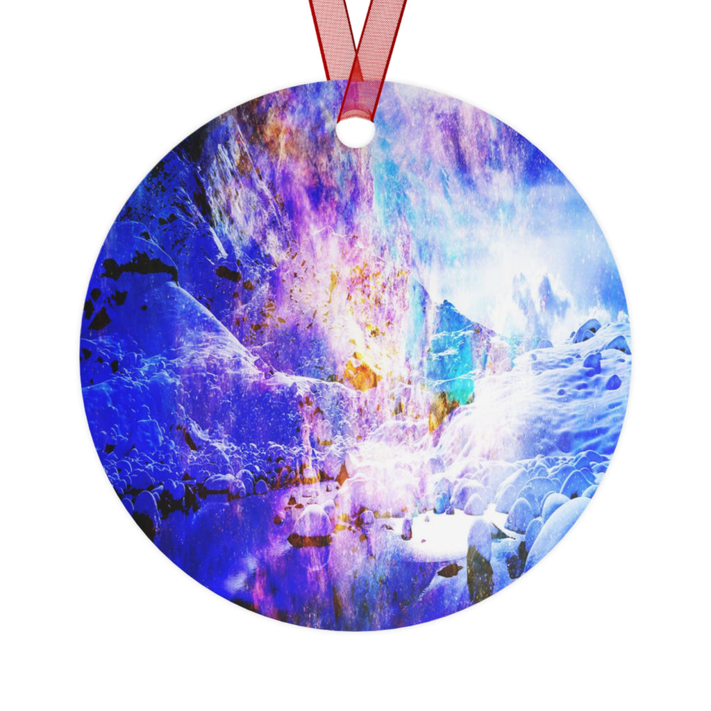 Breathe Again Yule Night Dreams Metal Ornaments