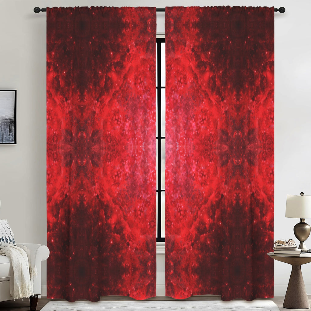 Katerina's as Alive as You Want Me Desires Floor-To-Ceiling Curtain 52x84inch | Ships from USA