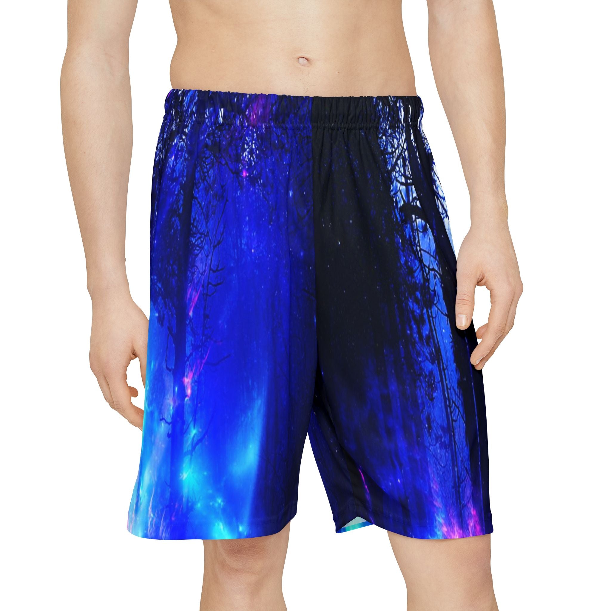 Amethyst Mystic Night Dreams Men’s Sports Shorts