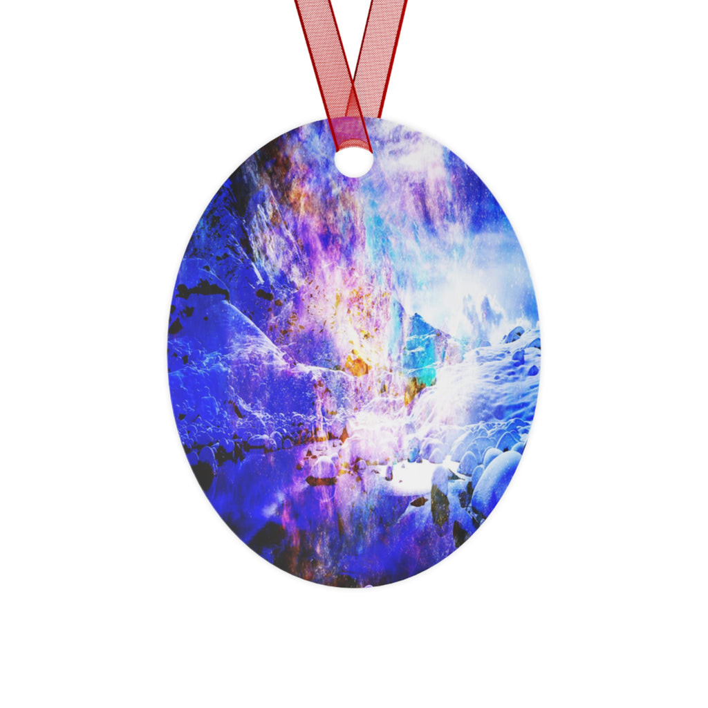 Breathe Again Yule Night Dreams Metal Ornaments