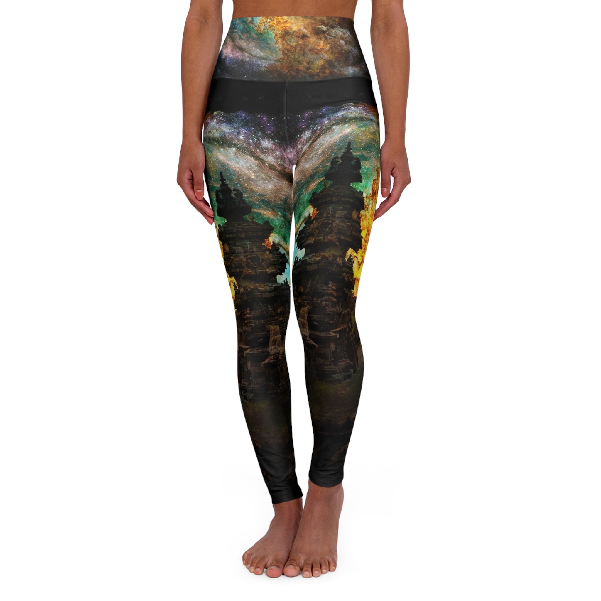 Breathe Again Balinese Dreams High Waisted Yoga Leggings