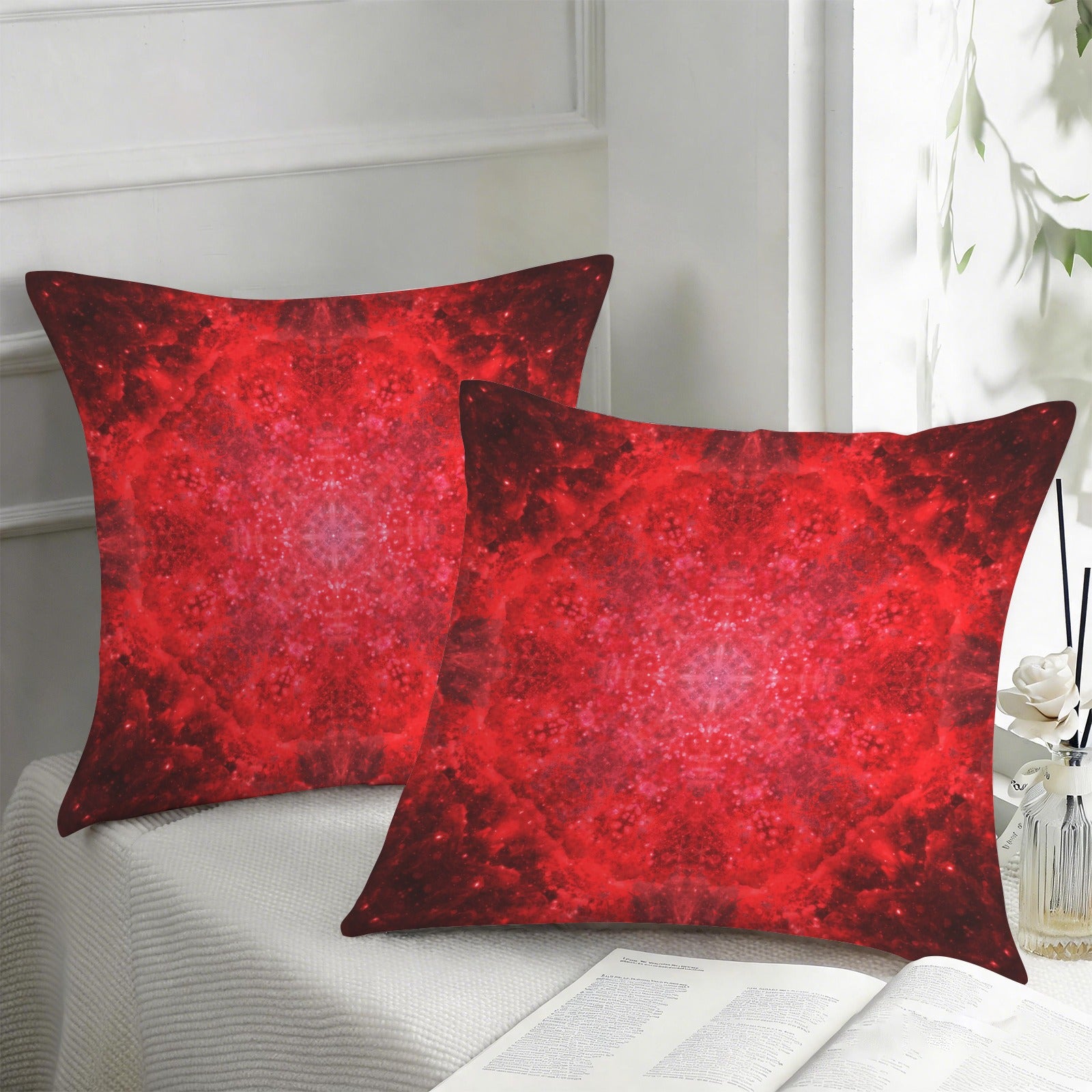 Katerina's as Alive as You Want Me Desires Custom Pillow Cases 18" x 18" (2-Pack) | Ships from USA