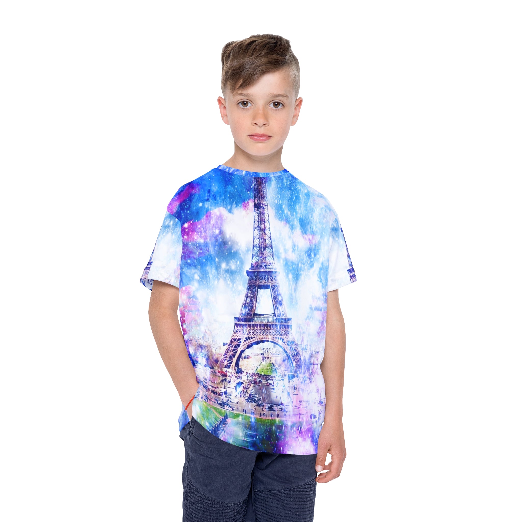 Rainbow Universe Parisian Dreams Kids Sports Jersey