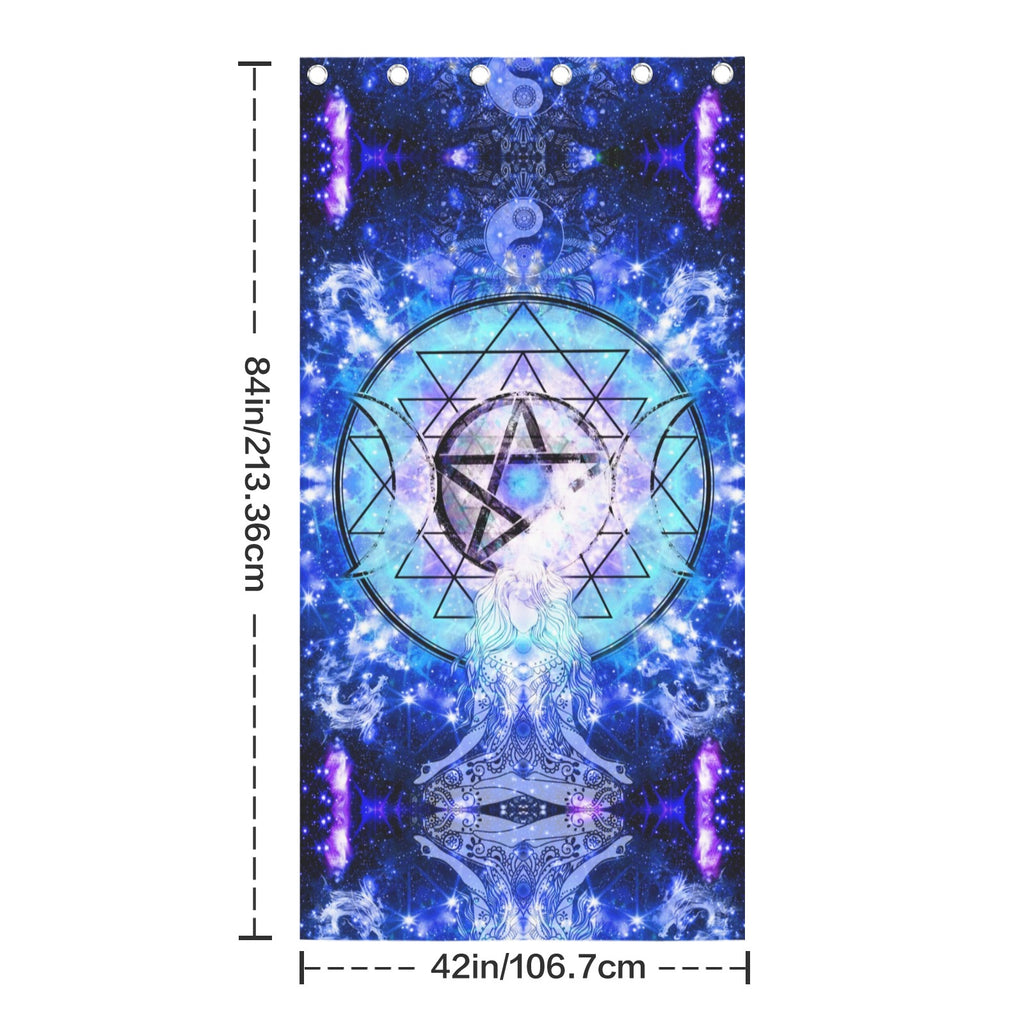 Amen Jin's Katerina's Eros & Psyche Magickal Awakening Meditations Grommet Curtain 42" x 84" ( 1 Piece ) | Ships from USA