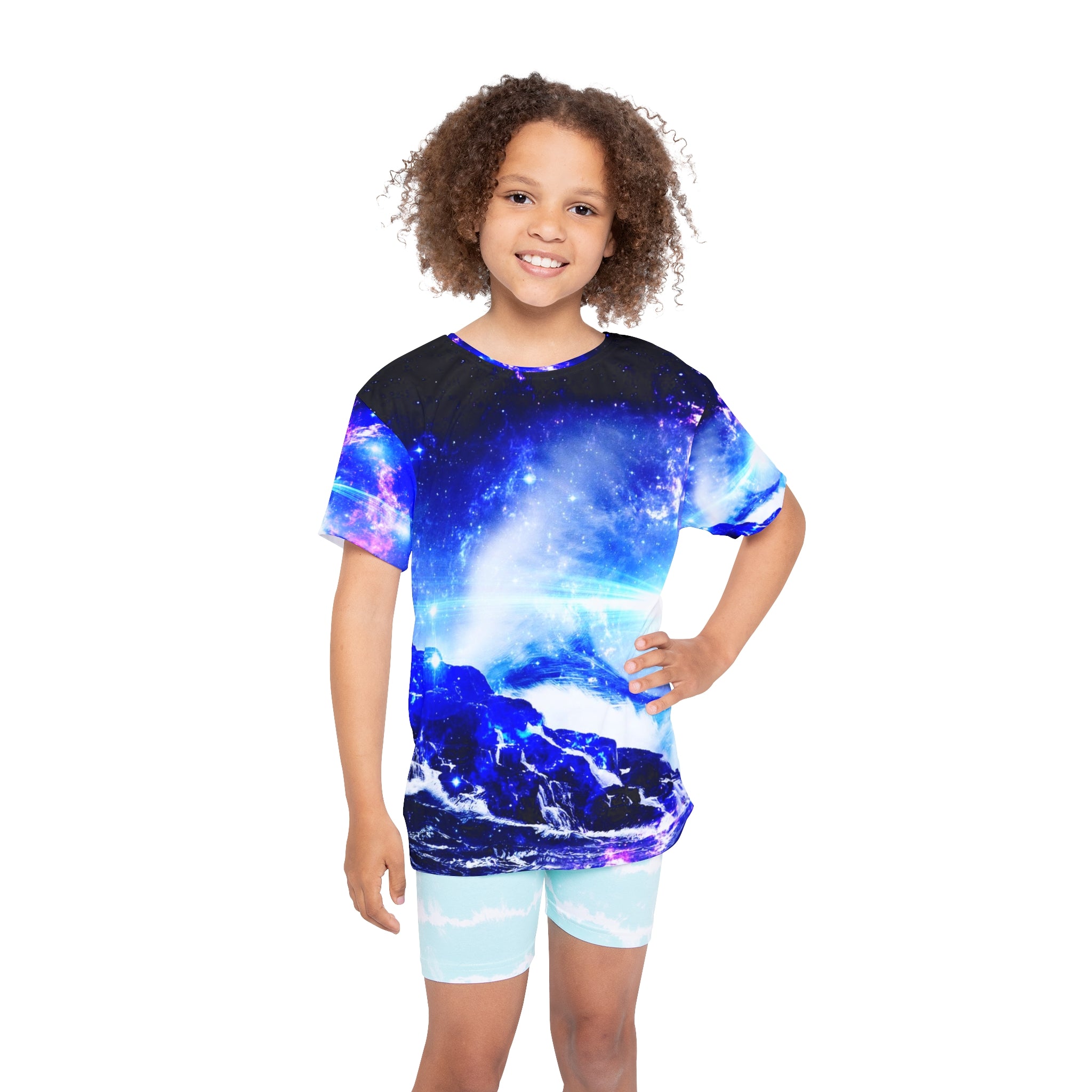 Iridescent Serenity Bay Dreams Kids Sports Jersey