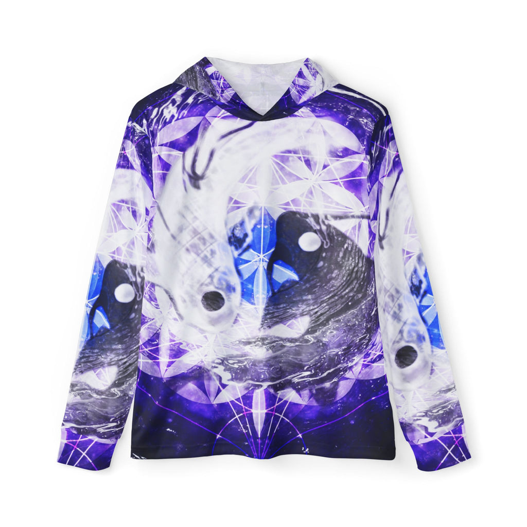 Katerina's We Will Go Home Desires Koi Meditations Men's Warmup Hoodie