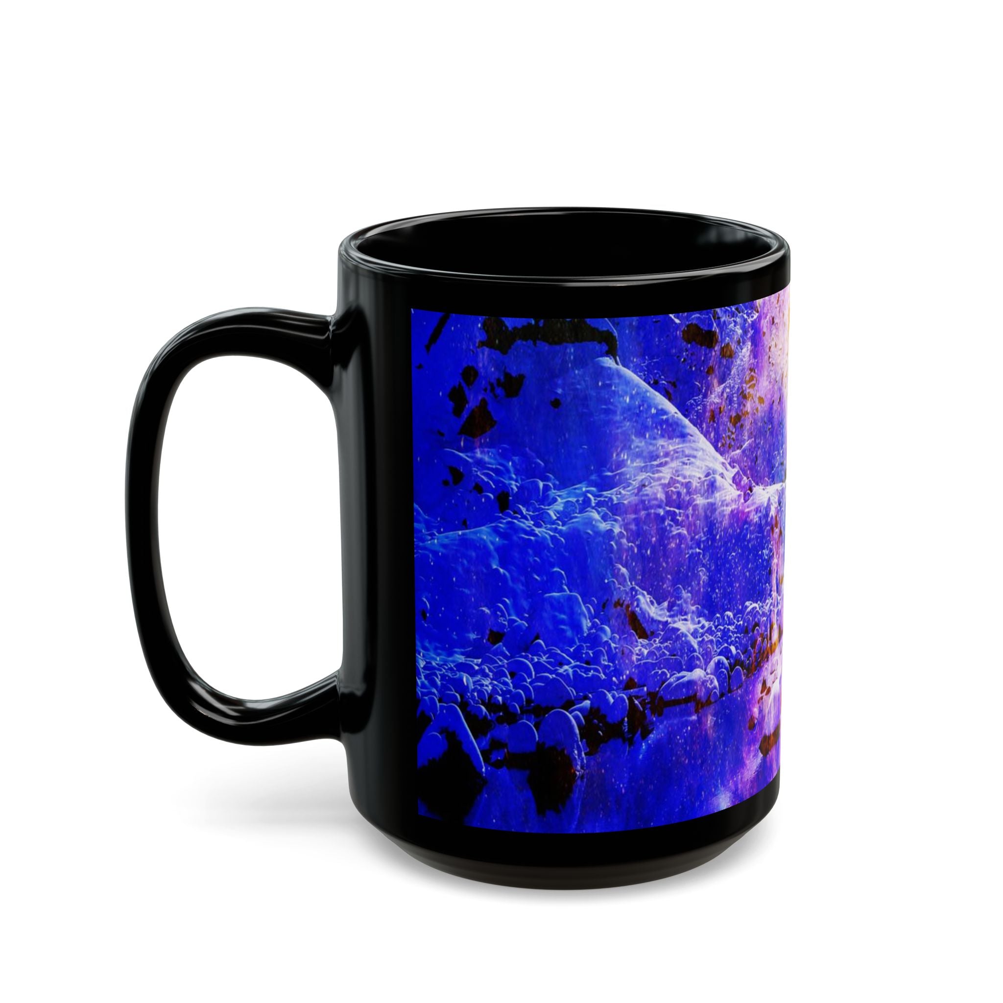 Breathe Again Yule Night Dreams Black Mug