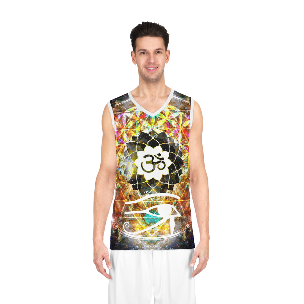 Amen Jin's Breathe Again Fairy Om Meditations Basketball Jersey