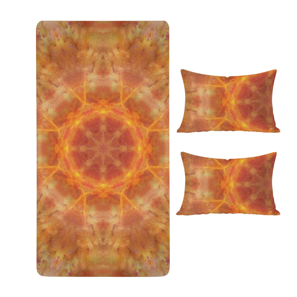 Katerina's Supernova Desires Twin Bedding Set (Fitted Sheet + Pillowcases) | Ships from USA