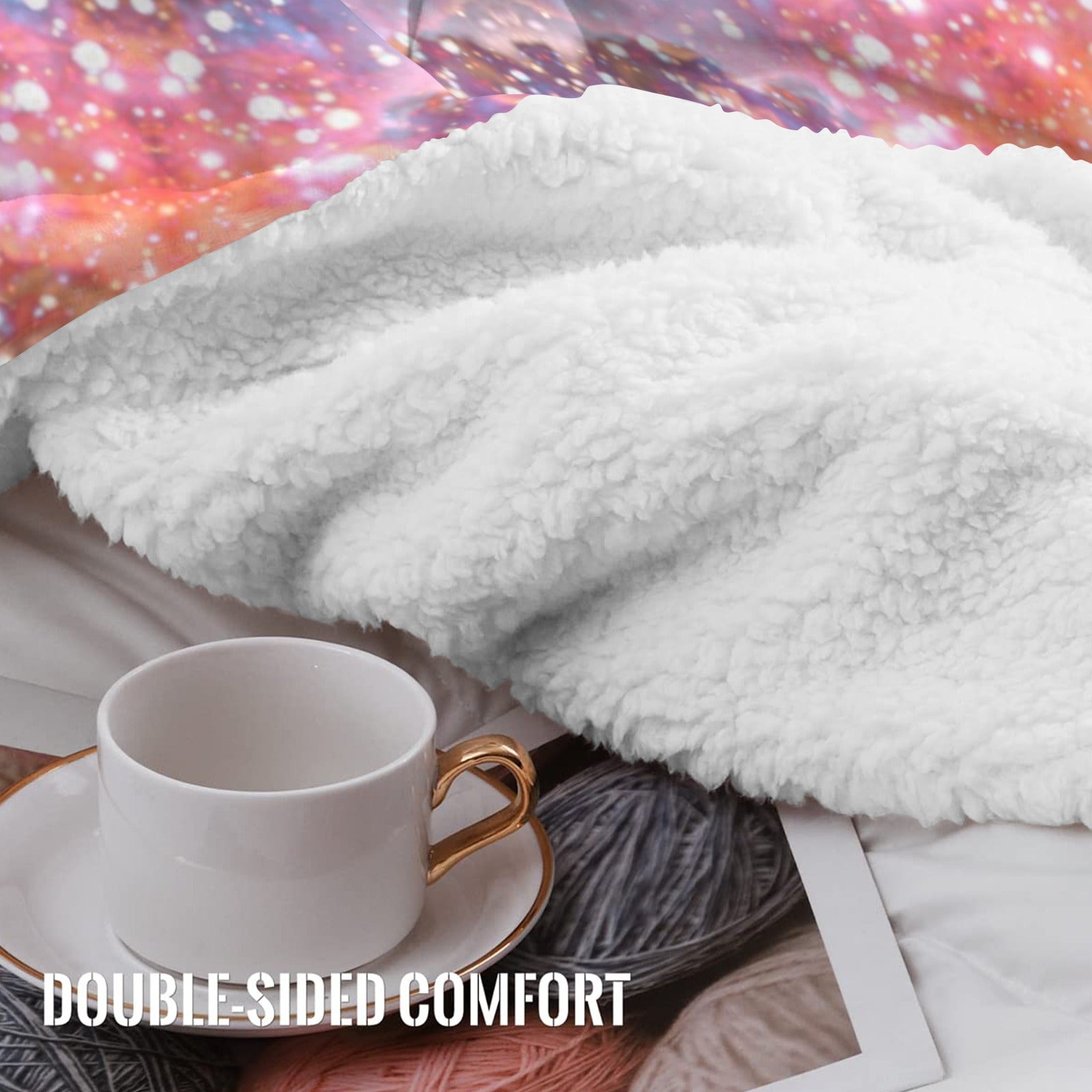 Katerina's Fiesta Desires Sherpa Fleece Blanket 30" x 40" | Ships from USA