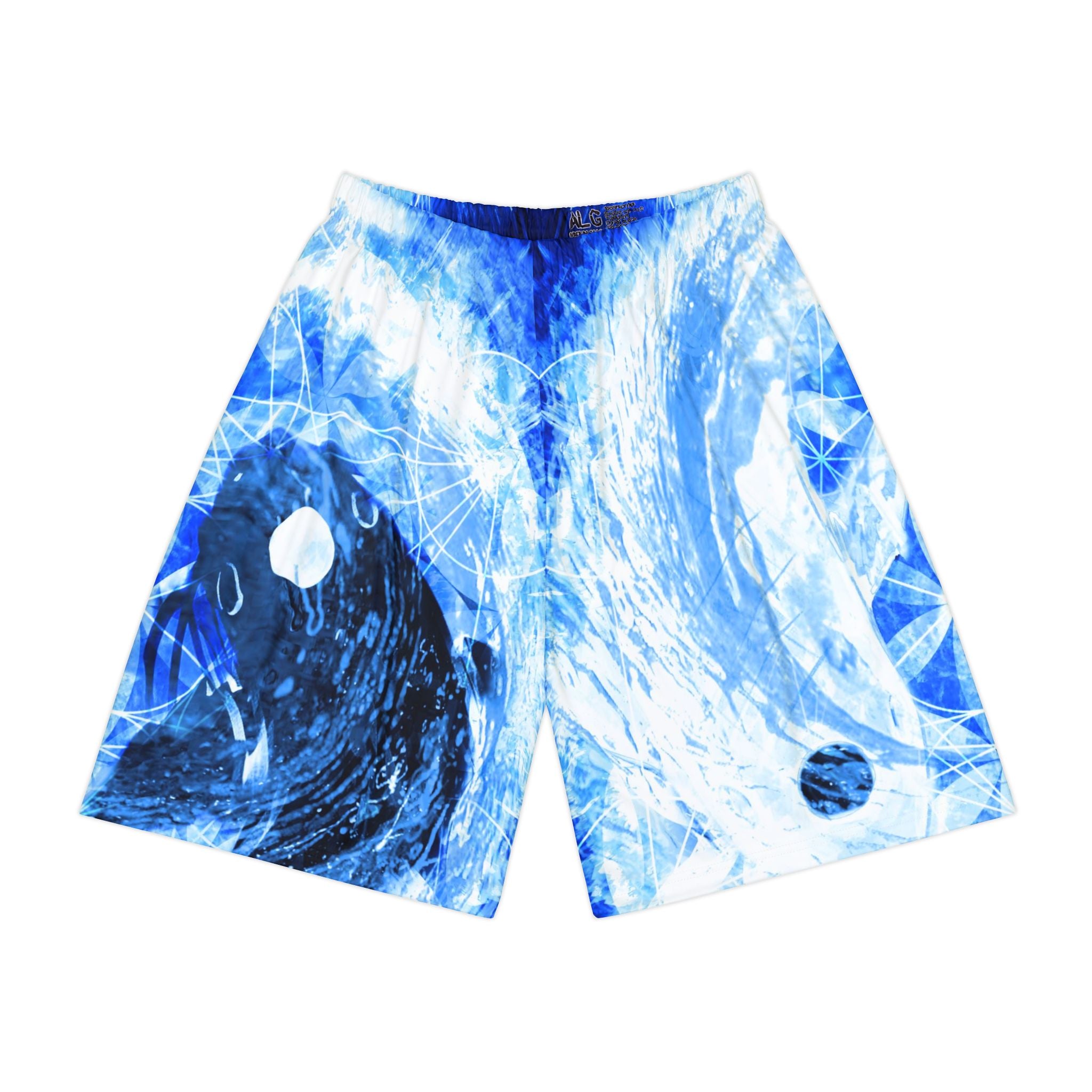 Amen Jin's Blue Sun Koi Meditations Men’s Sports Shorts