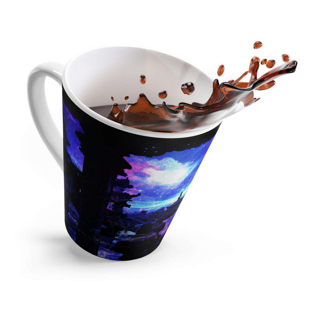 Iridescent Balinese Dreams Latte Mug