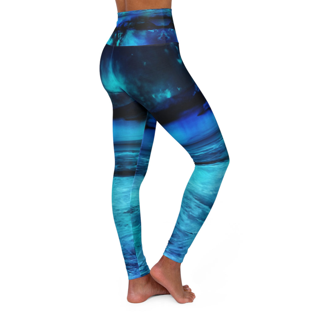 Dancing Lights Dreams High Waisted Yoga Leggings