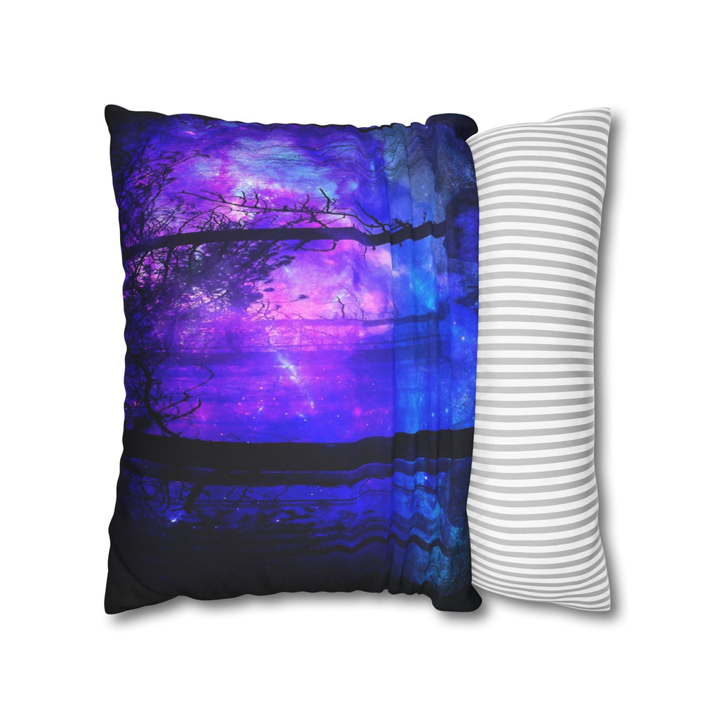 Creation's Heaven Mystic Night Dreams Faux Suede Square Pillow Case
