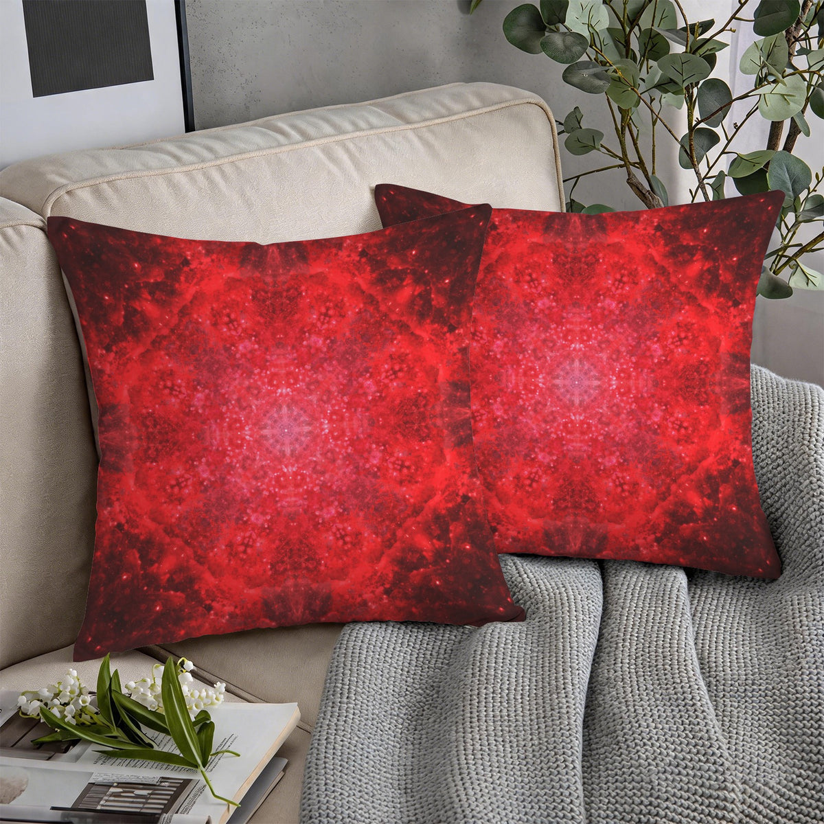Katerina's as Alive as You Want Me Desires Custom Pillow Cases 18" x 18" (2-Pack) | Ships from USA