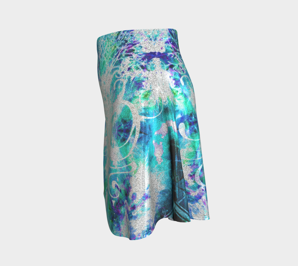 Katerina's Now & Forever Desires Buddha Meditations Flare Skirt