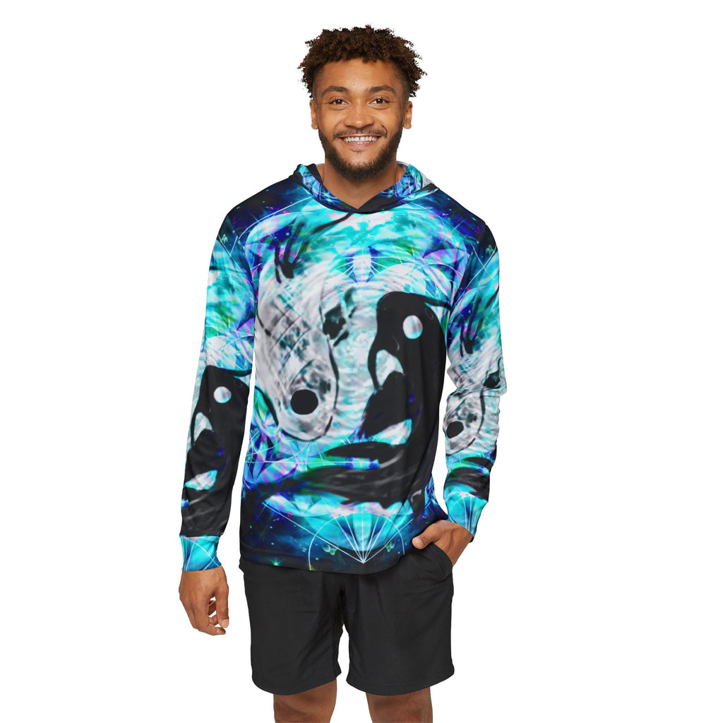 Katerina's Now and Forever Koi Desires Men's Sports Warmup Hoodie