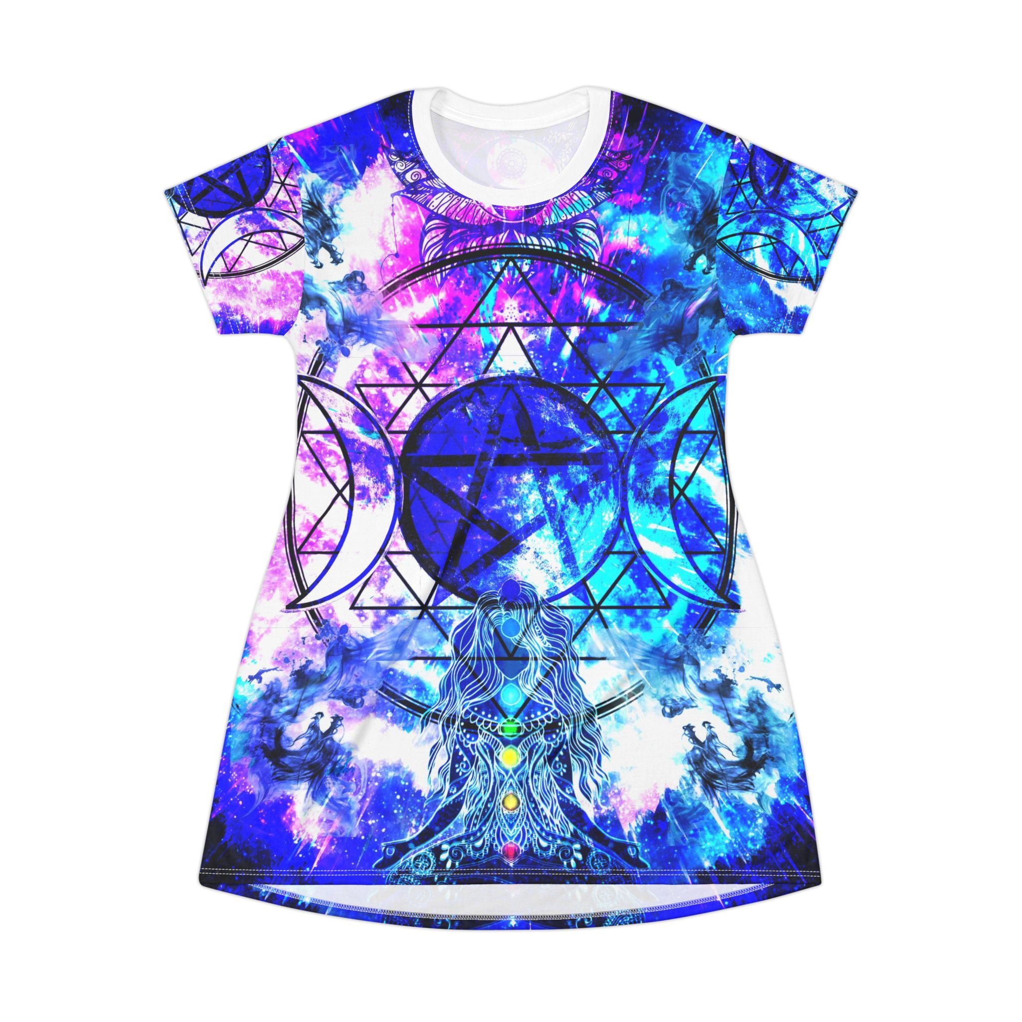 Creation's Magical Awakening Desires Meditations T-Shirt Dress