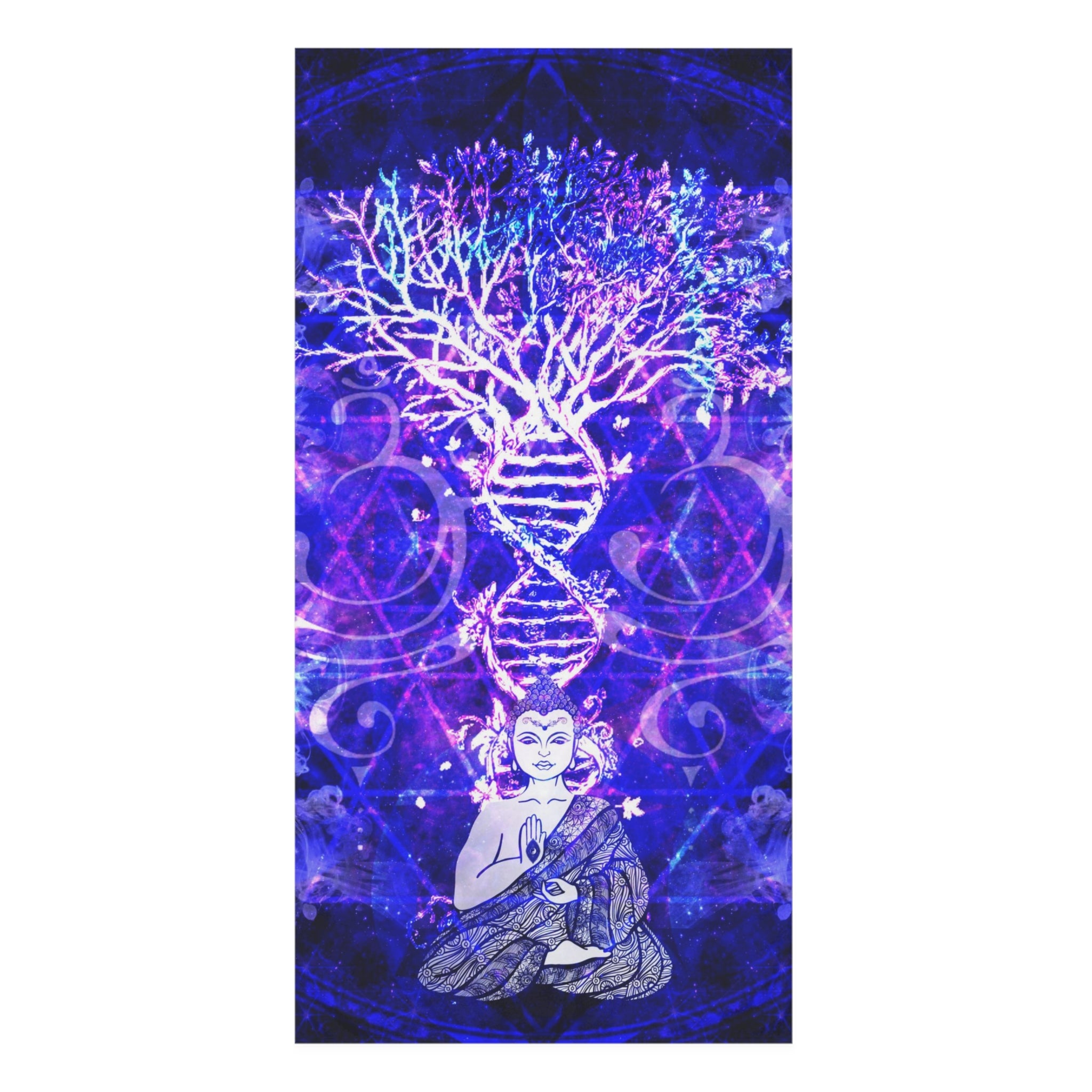 Katerina's Dragon's Eye Buddha Meditations Mink-Cotton Towel