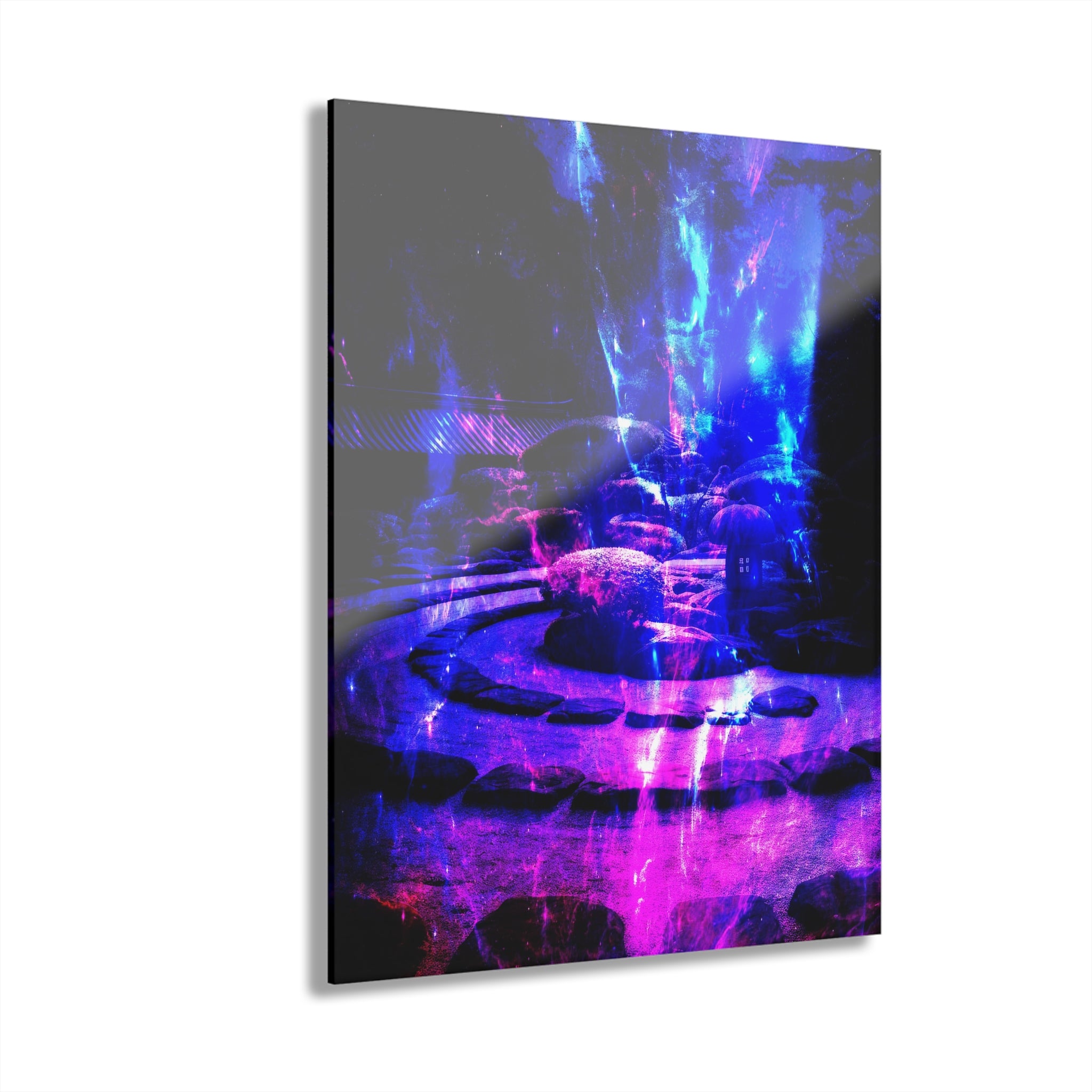 Amethyst Tranquil Garden Dreams Acrylic Prints (French Cleat Hanging)