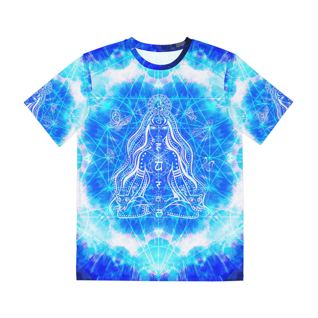 Amen Jin's Blue Sun Cosmic Meditations Men's Polyester Tee