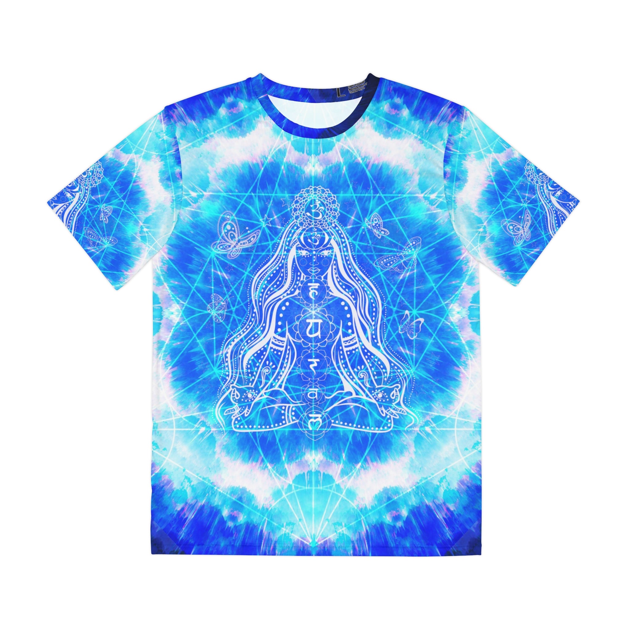 Amen Jin's Blue Sun Cosmic Meditations Men's Polyester Tee