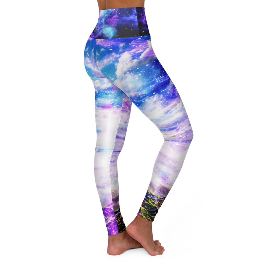 Mystic Dancing Sea Dreams High Waisted Yoga Leggings
