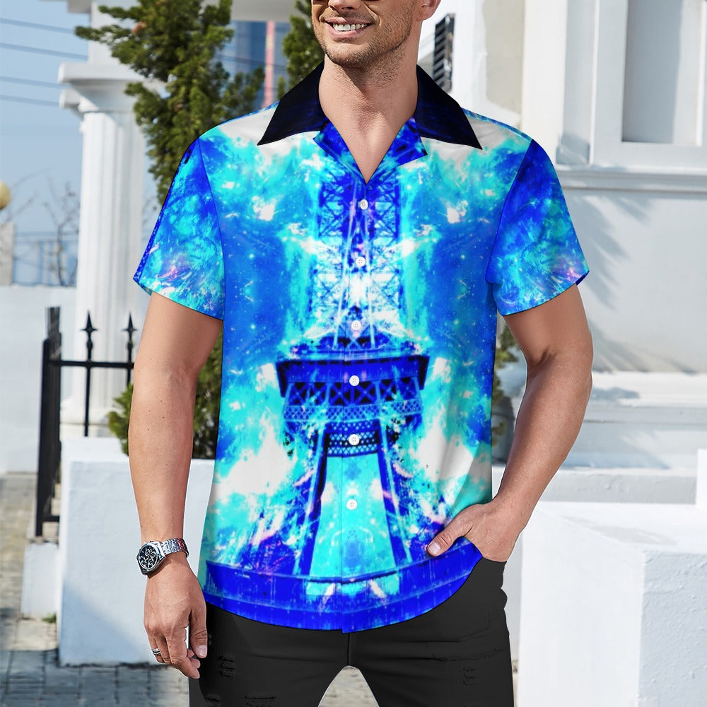 Amen Jin's Desires Parisian Dreams Cuban collar shirt