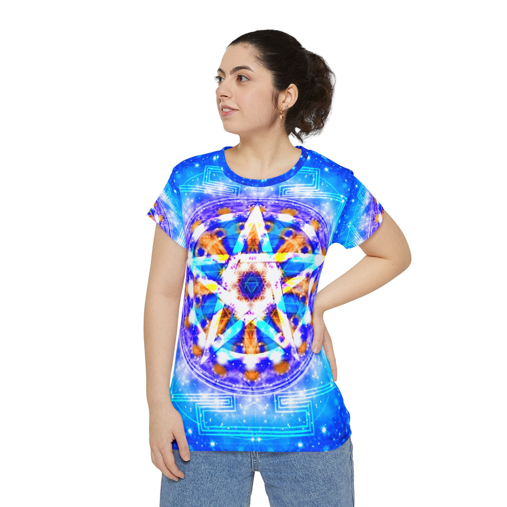 Katerina's Howl's Tomorrow Girl Beltane Meditations Women's Short Sleeve Shirt