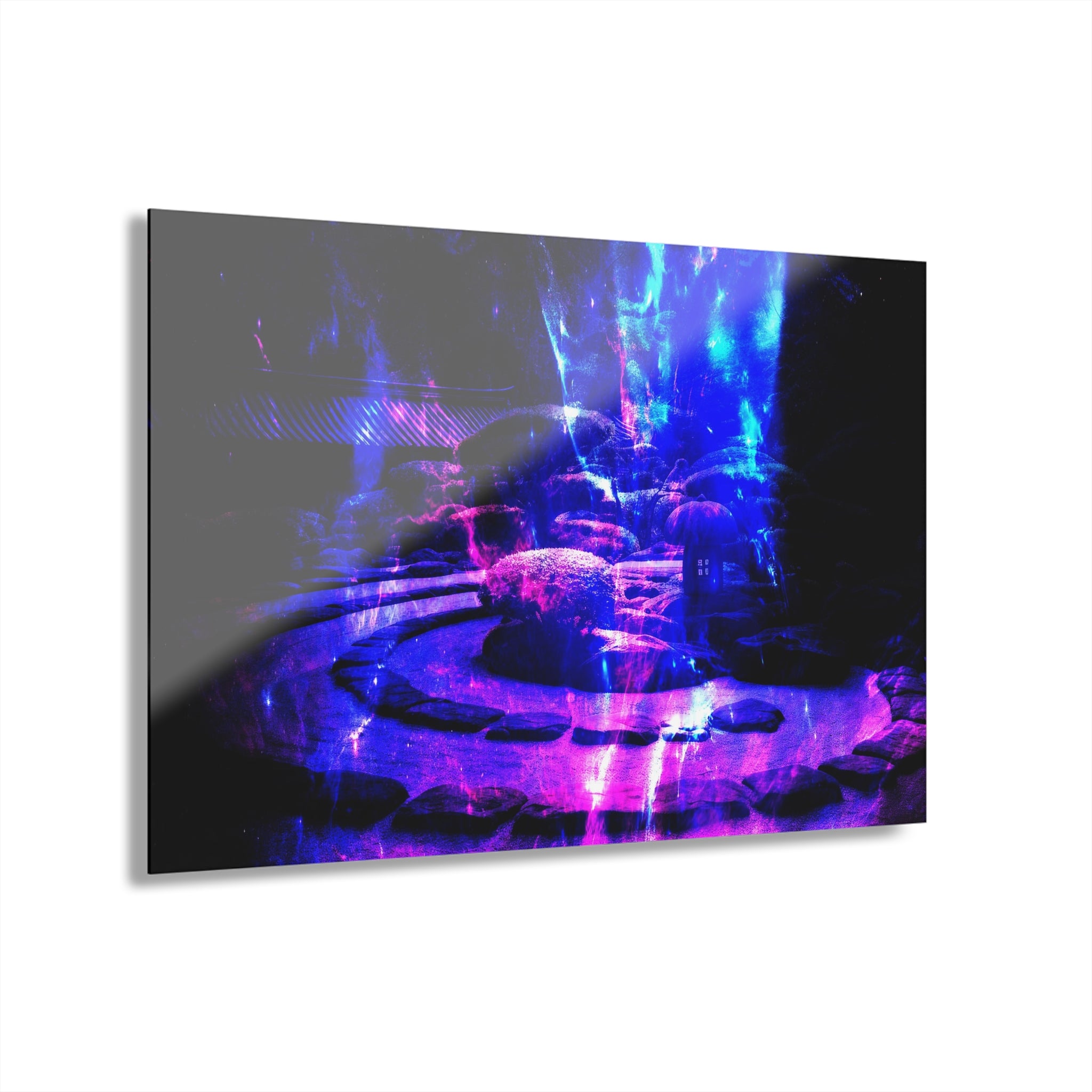Amethyst Tranquil Garden Dreams Acrylic Prints (French Cleat Hanging)