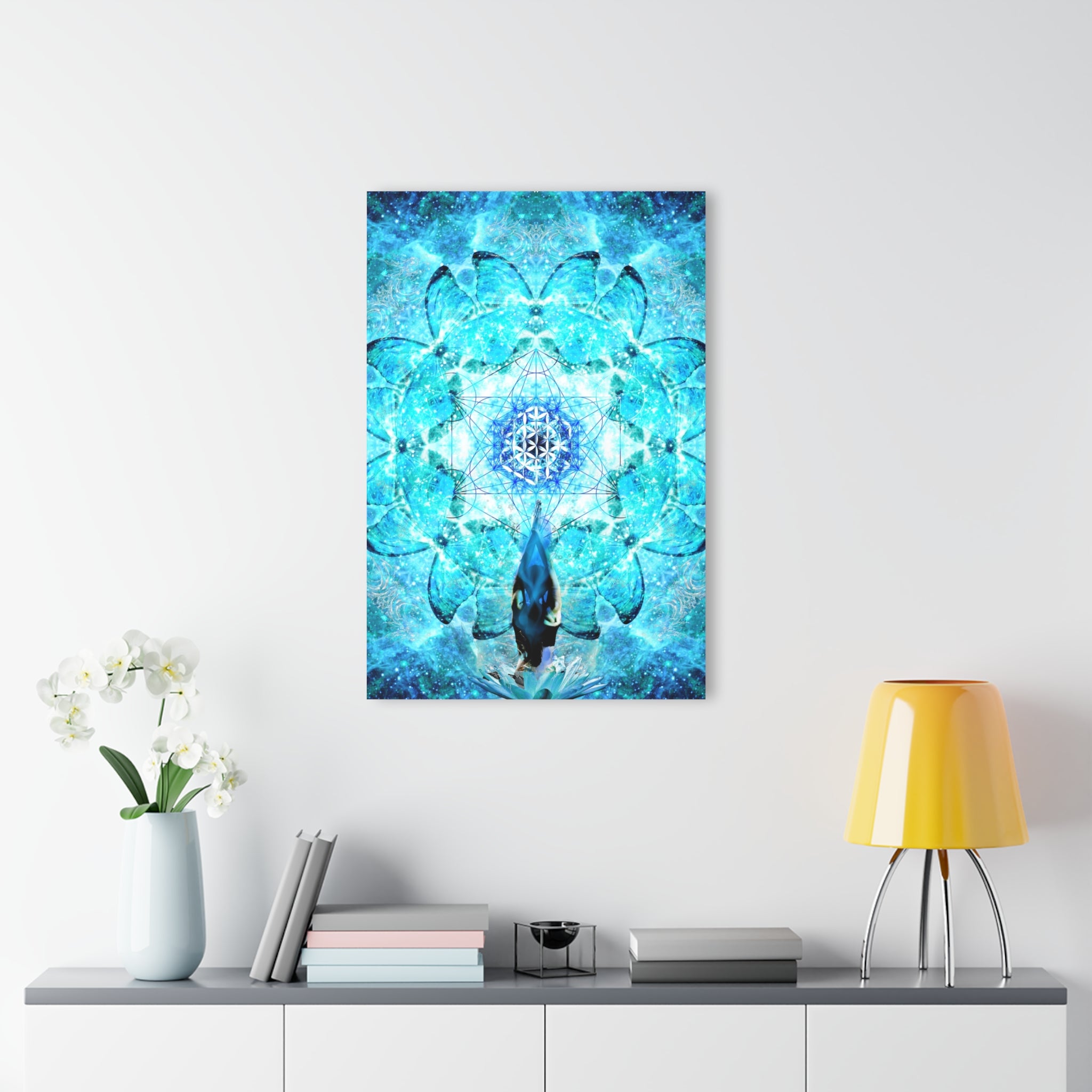 Amen Jin's all the White Horses Desires Metamorphosis Meditations (French Cleat Hanging)