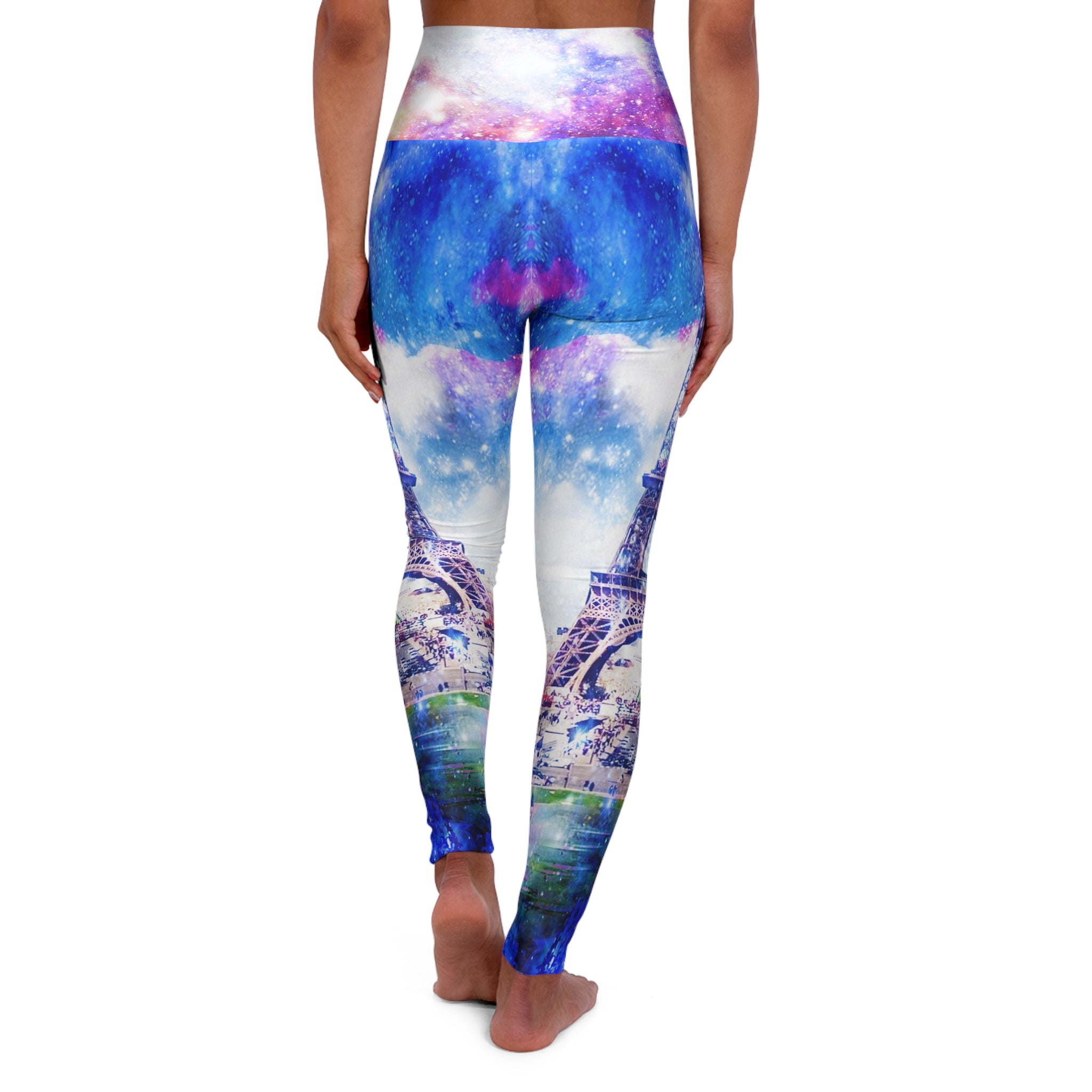 Rainbow Universe Parisian Dreams High Waisted Yoga Leggings