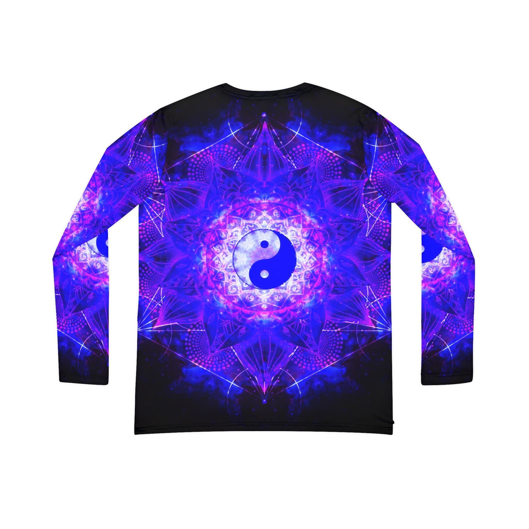 Ajna Yin Yang Meditations Long Sleeve V-neck Shirt