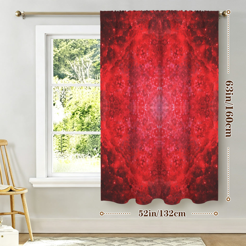 Katerina's as Alive as You Want Me Desires Window Curtain 52" x 63" ( 1 Piece ) | Ships from USA