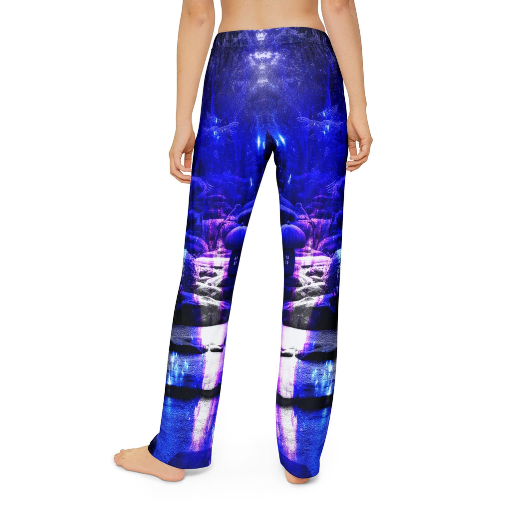 Amethyst Sapphire Tranquil Garden Dreams Kids Pajama Pants