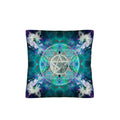 Katerina's Now & Forever Triple Goddess Meditations Linen Throw Pillow 18" x 18" ( 1 Piece ) | Ships from USA