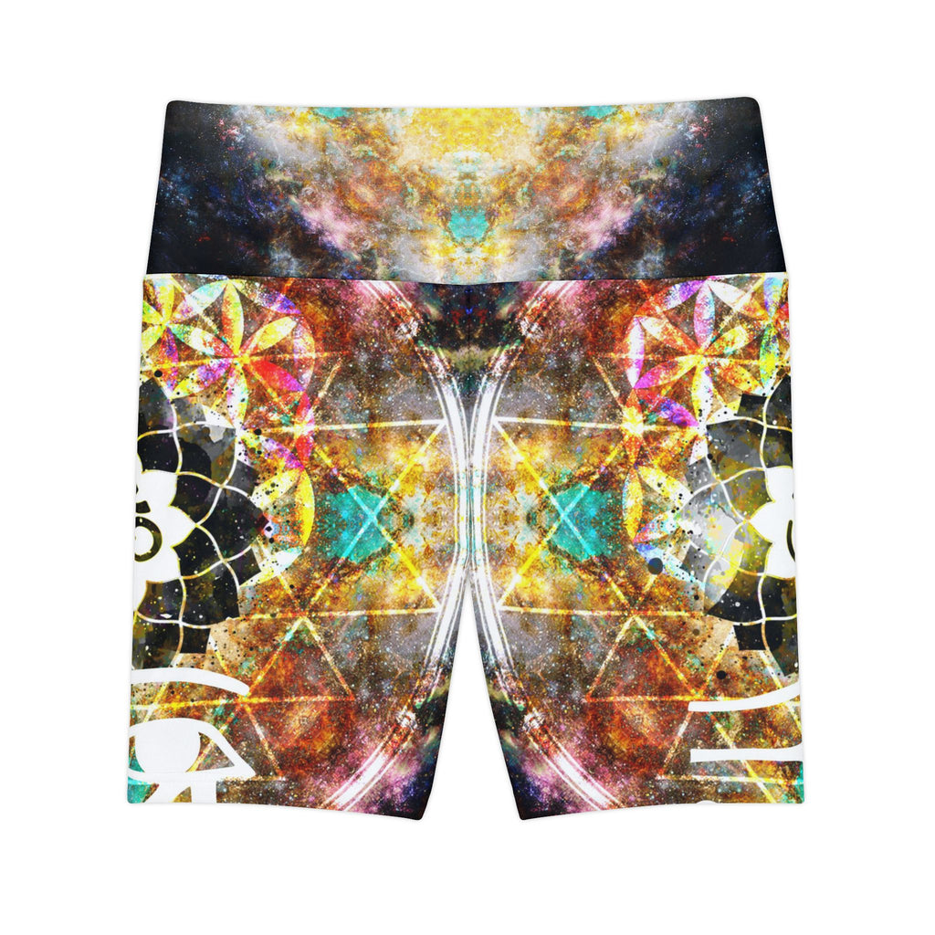 Amen Jin's Desires to Breathe Again Fairy Om Meditations Women's Workout Shorts